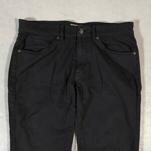 Peter Millar Signature Sateen Pants Men's 32x34 Black Comfort Waistband Stretch